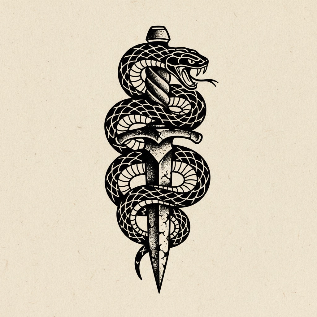 AI tattoo design take 1
