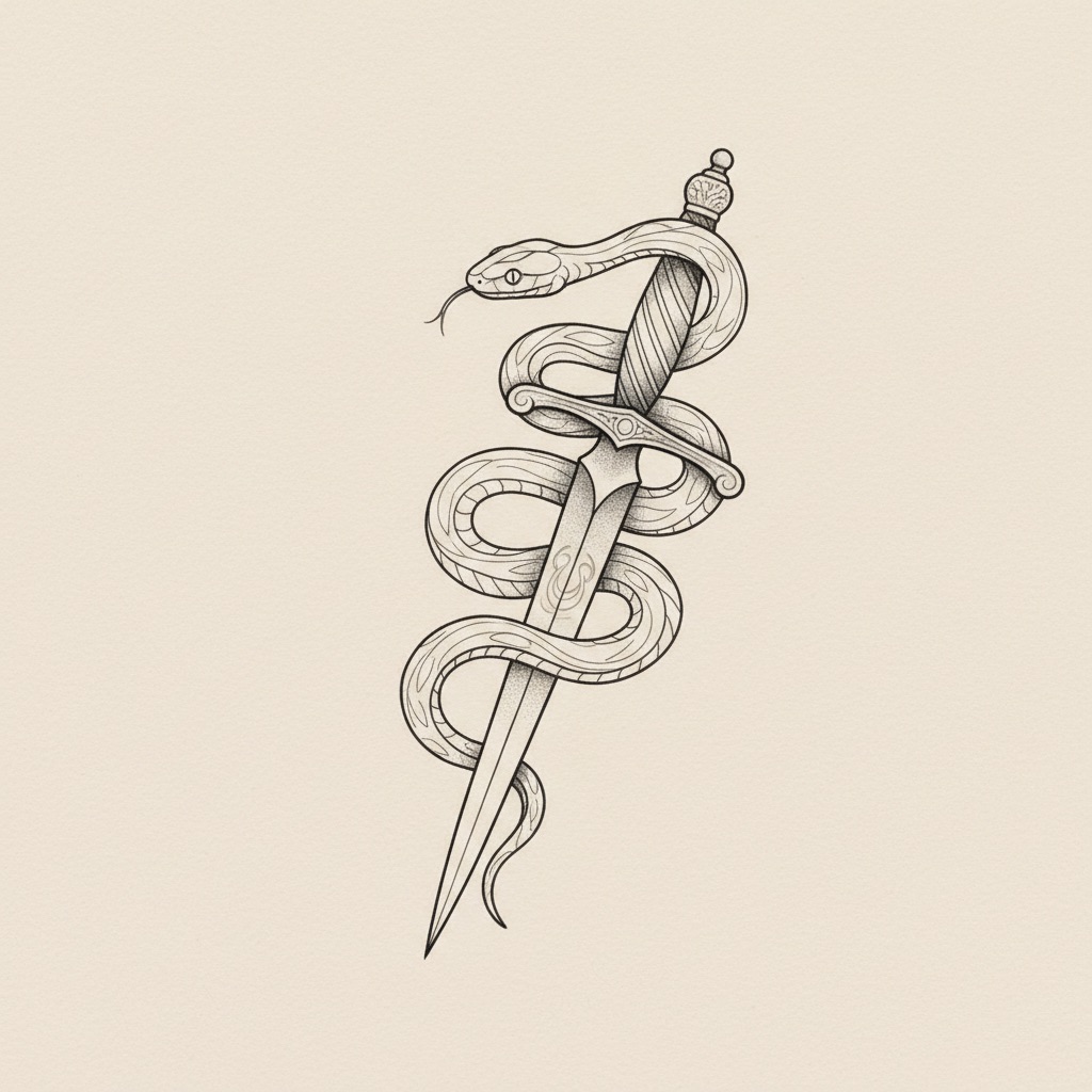 Fine Line tattoo style — Delicate single-needle detail